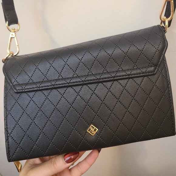 Call It Spring black quilted purse - Picture 3 of 6